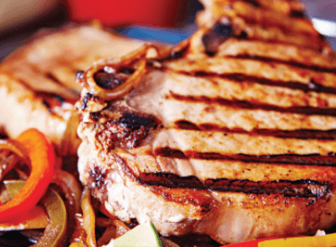 Chuleta Ahumada Asada