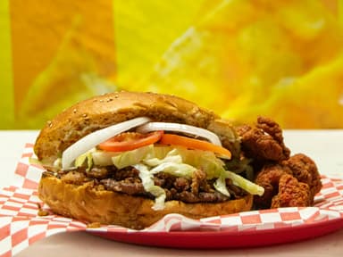Hamburguesa con Boneless