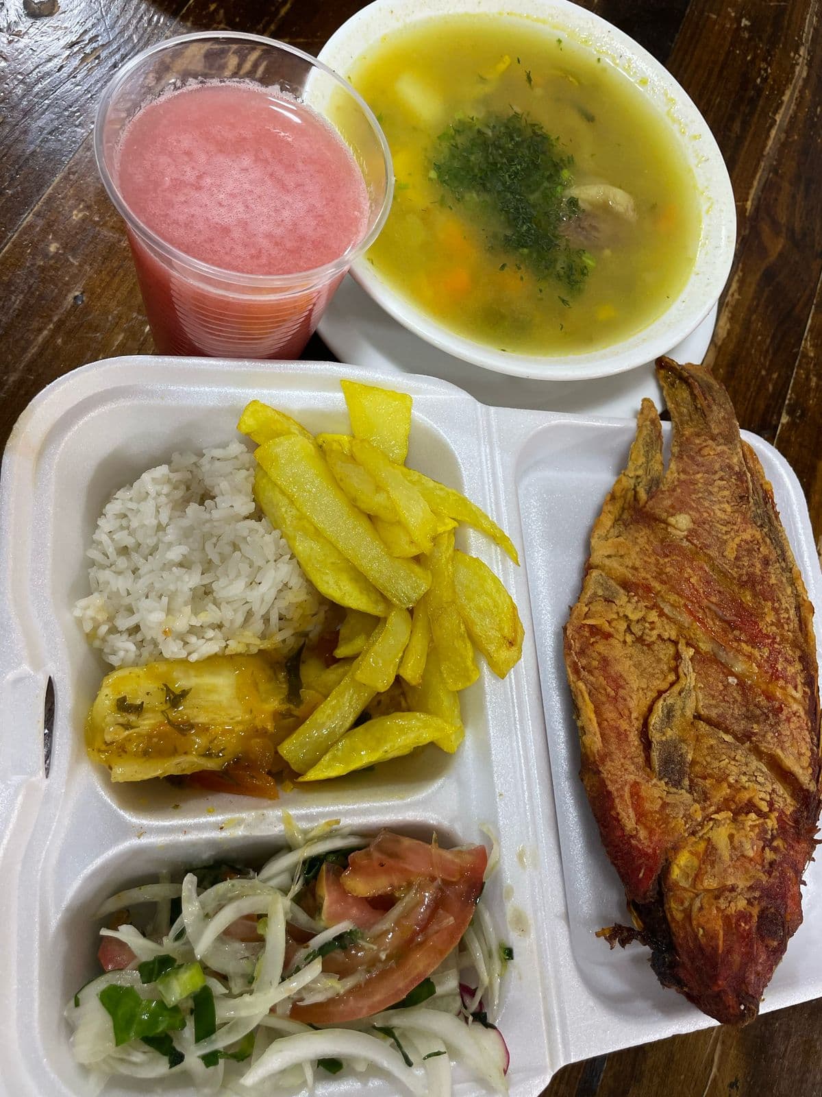 Mojarra Frita Completa