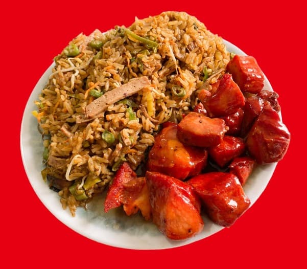 2 x 1 Arroz Al Wok + Pollo a la Naranja