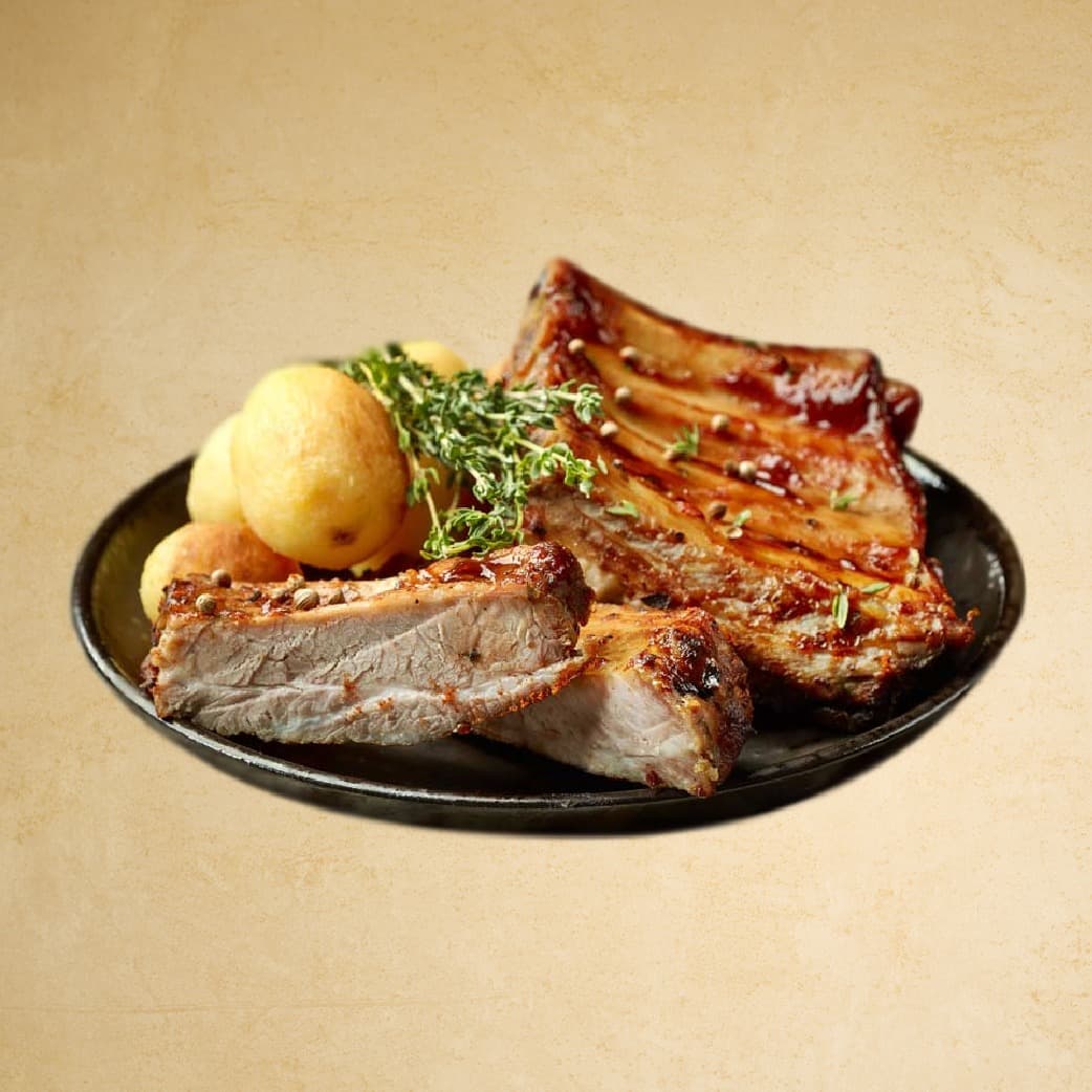1/2 Costilla Zarandeada