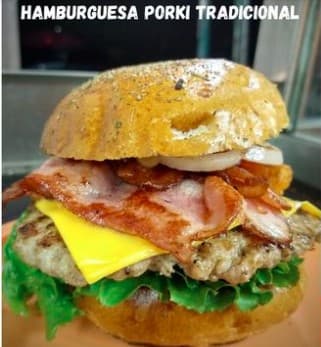 Hamburguesa Porky Tradicional