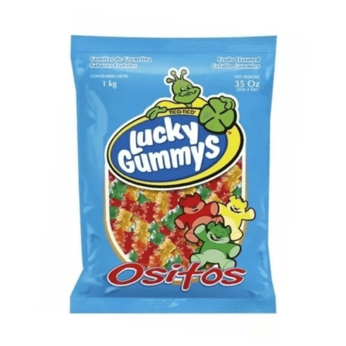 Gomitas Tipo Ositos Bolsita de 120gr