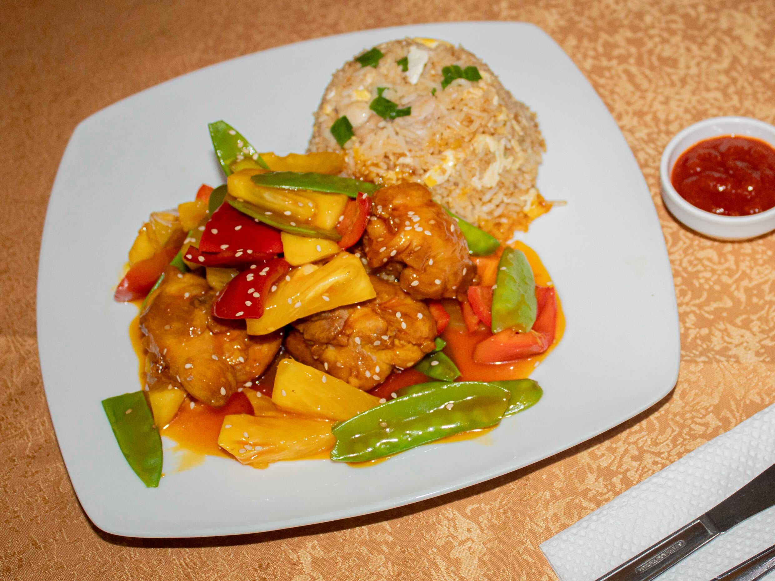 Pollo con Piña