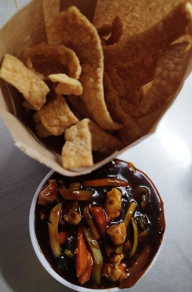 Chow Mein con Vegetales Mixtos