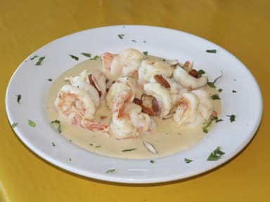 Camarón en Salsa de Almendras