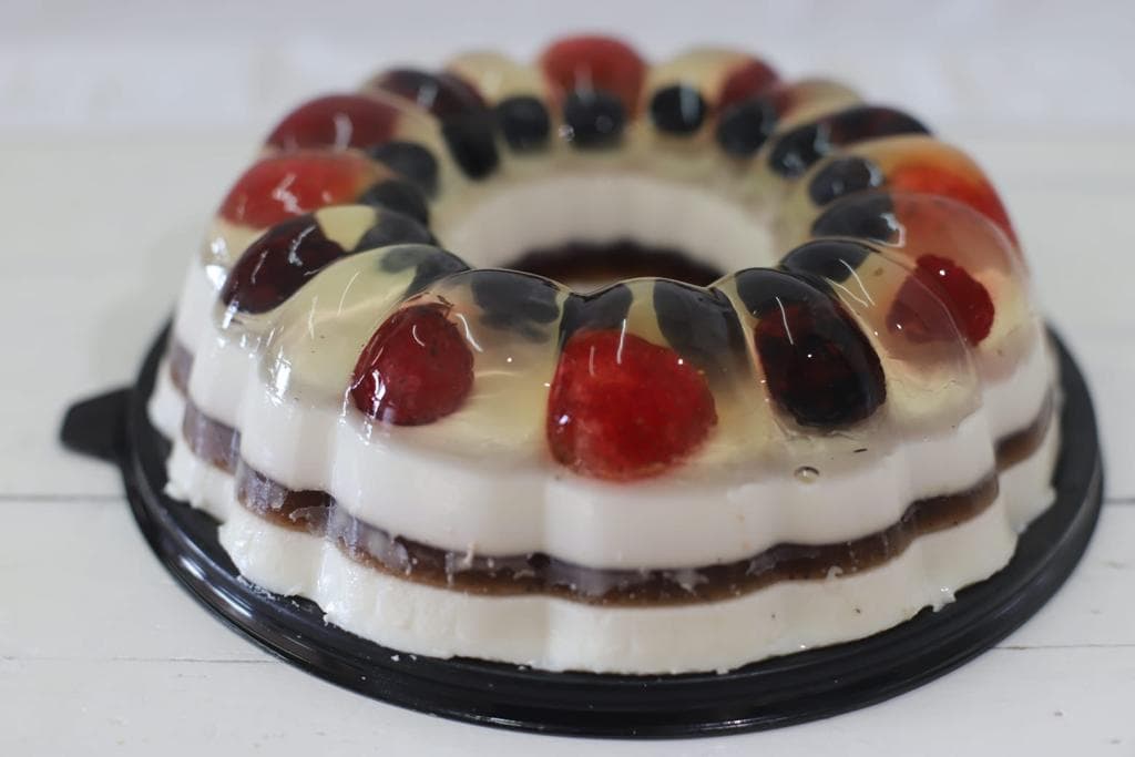 Gelatina de Frutos Rojos