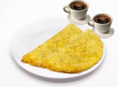 Combo: 2 Empanadas sencillas + 2 cafés Negros