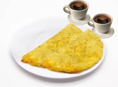 Combo: 2 Empanadas sencillas + 2 cafés Negros
