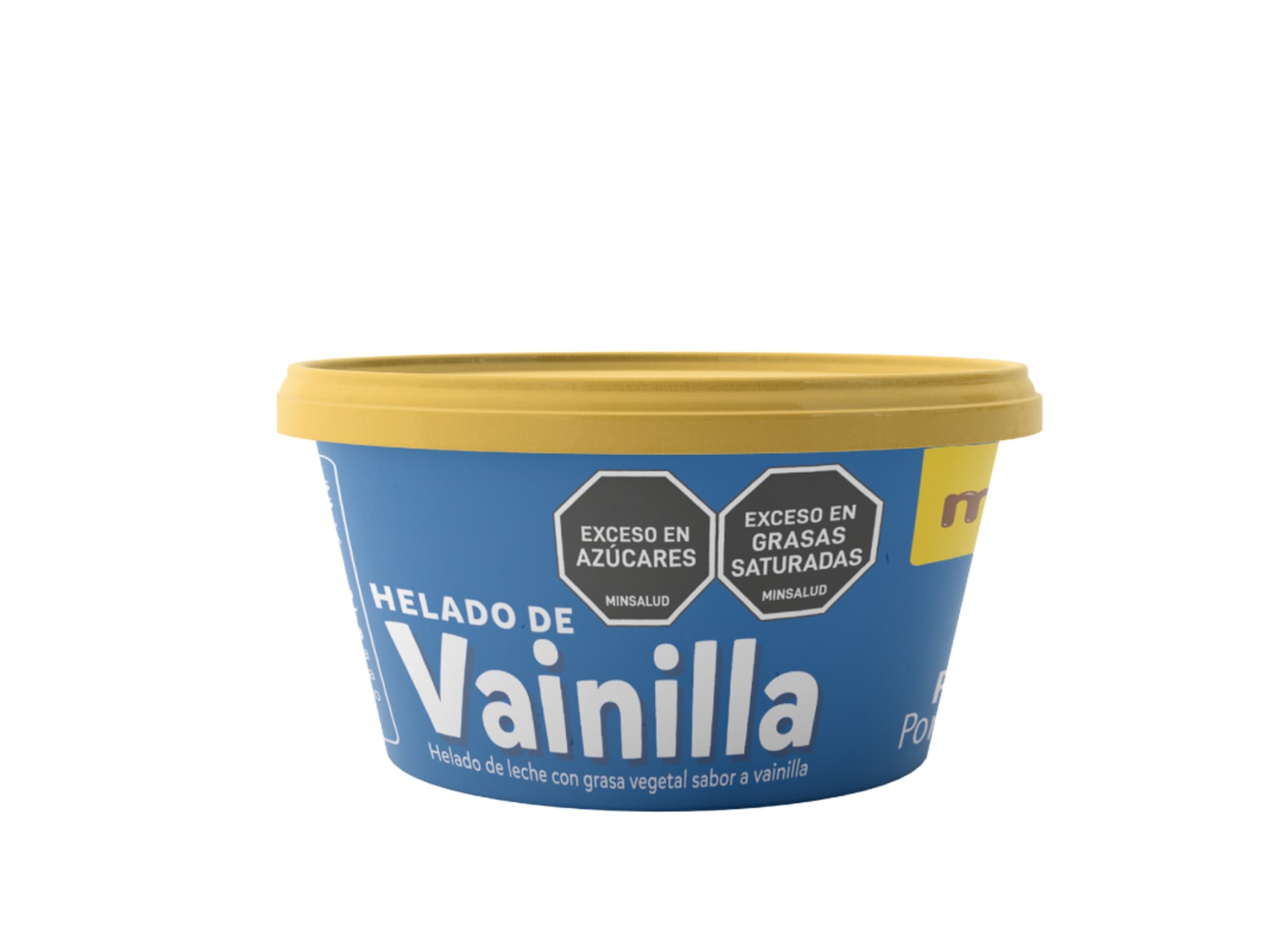 Vasito de helado Vainilla