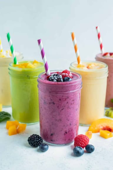 Smoothie de Mora Azul