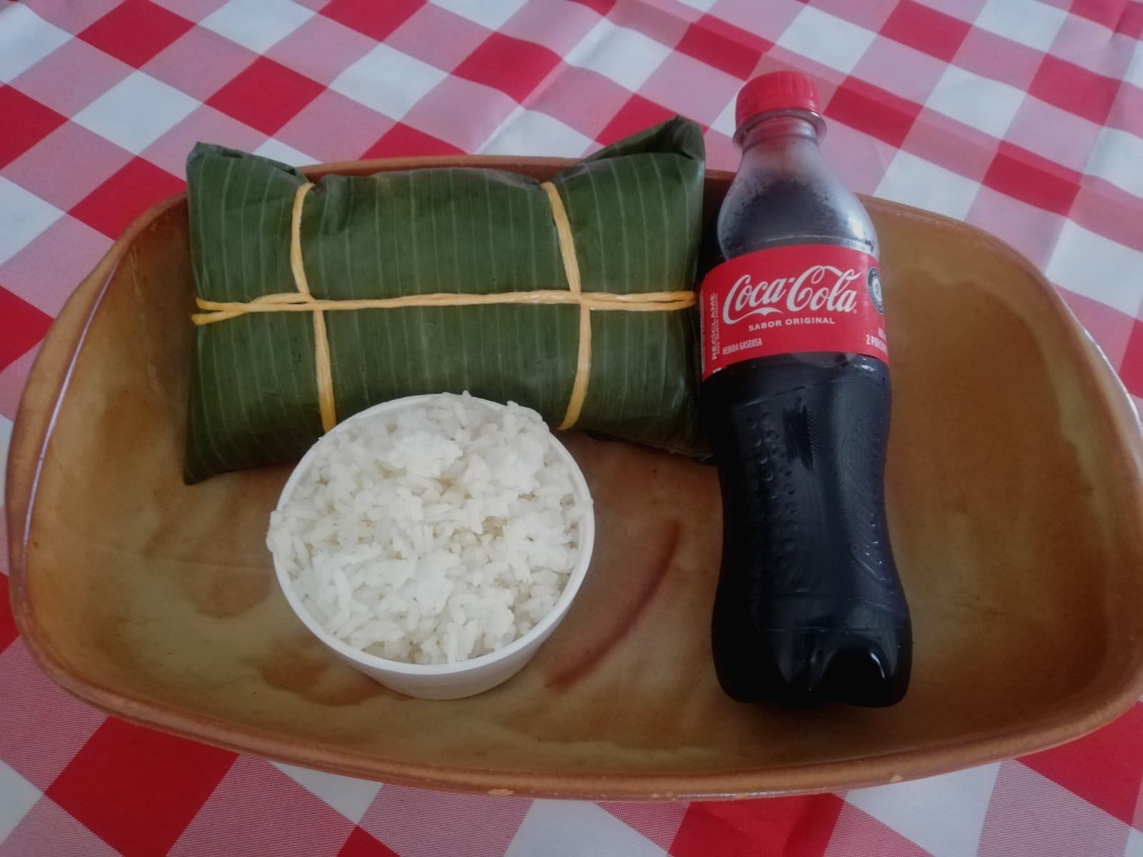 Combo Personal (Tamal 600 gr + Arroz + Bebida)