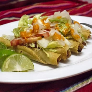 Tacos Dorados 6 pzas