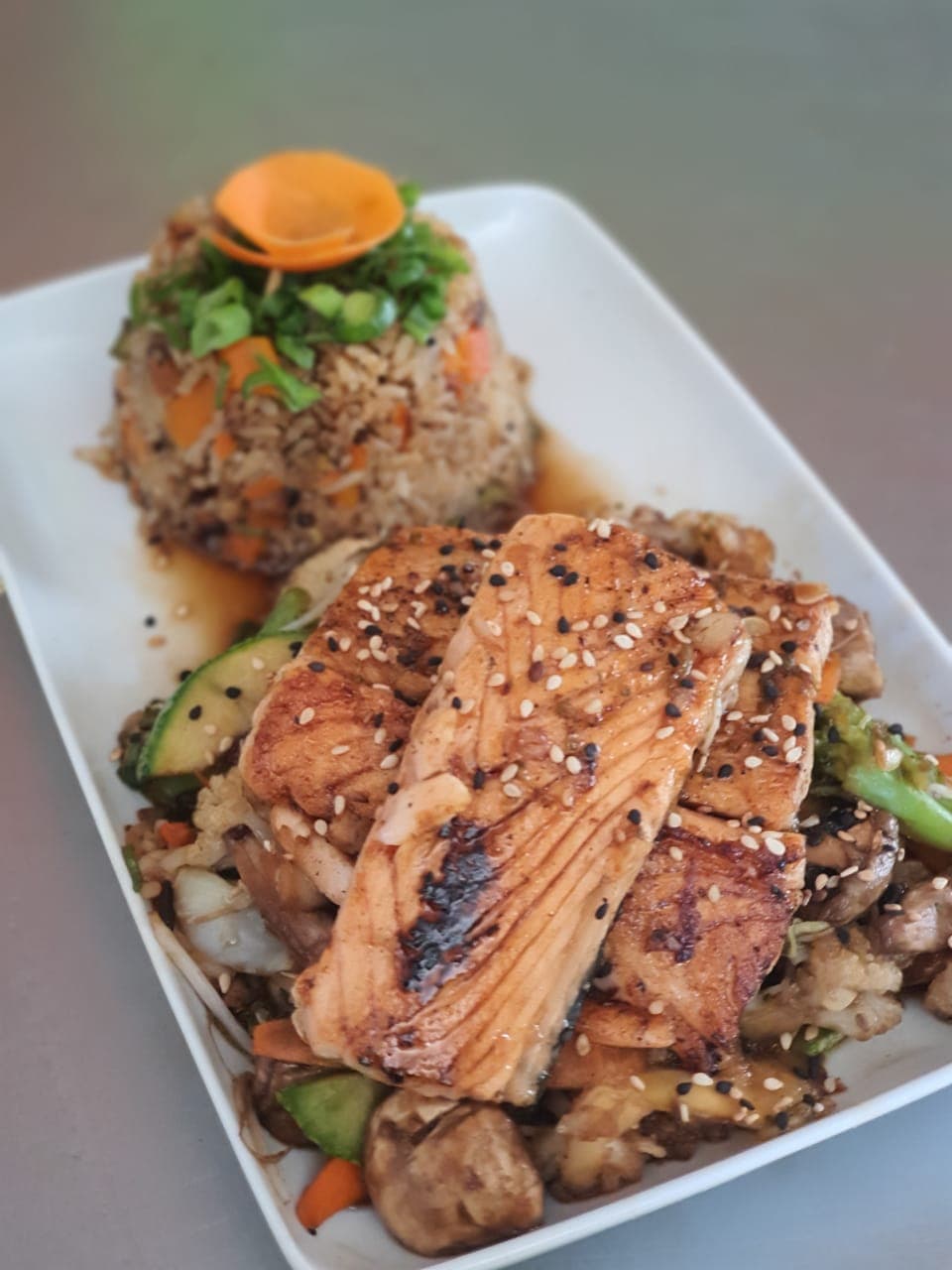 Teriyaki de Salmon Sellado