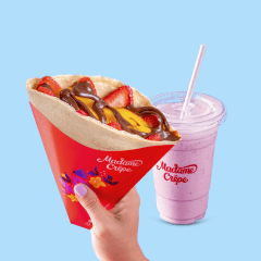 Crepe Clásico más Shake de 12 oz