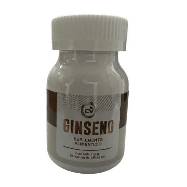Ginseng 60/340mg con 30 Cápsulas