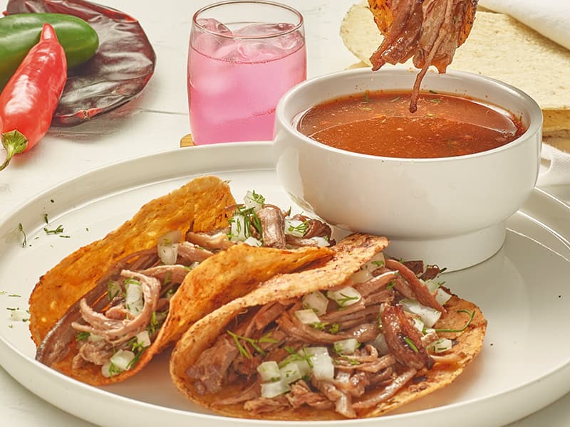 Combo Tacos de Birria