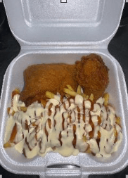 Porción Muslo y Cadera con Papas
