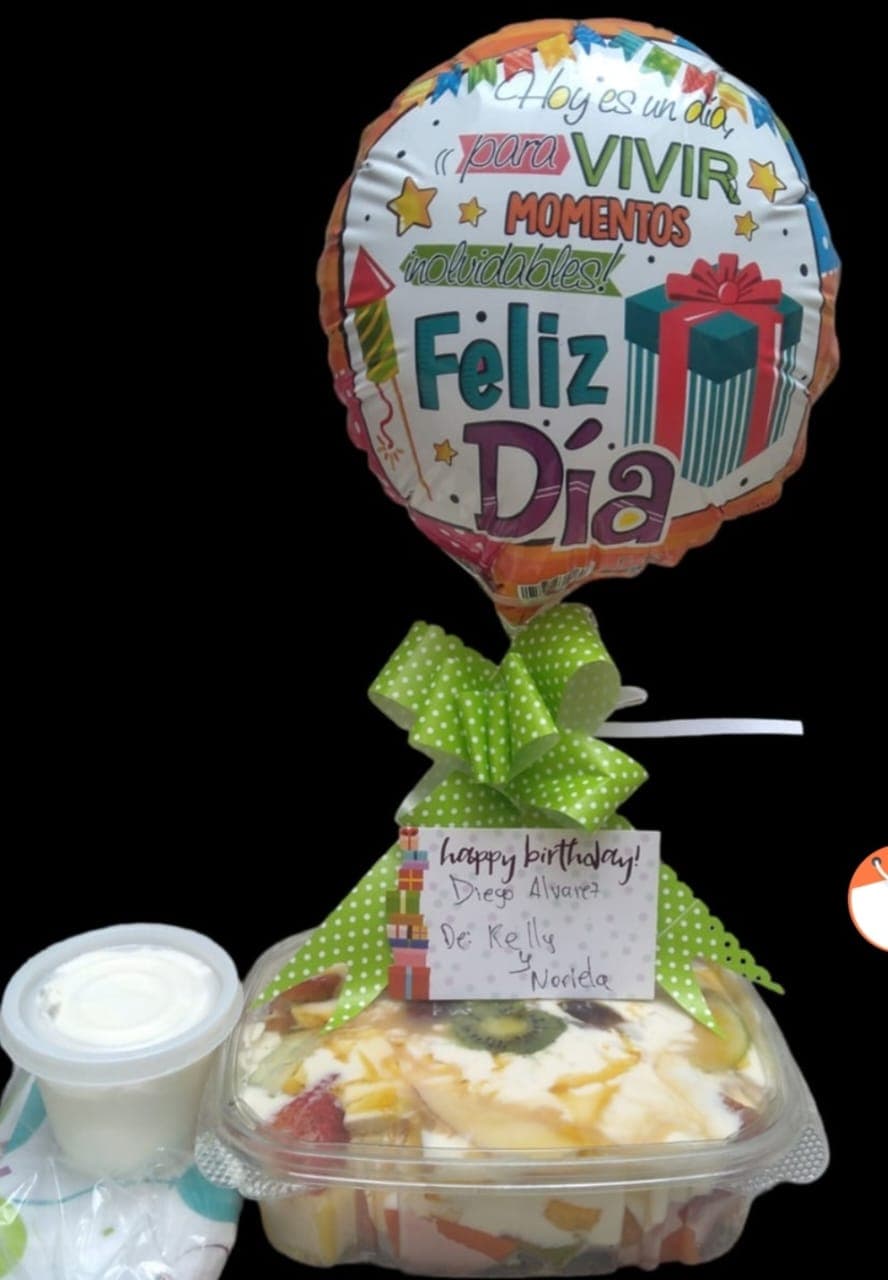 Ensalada de Frutas con Helado 27 oz (Feliz Dia)