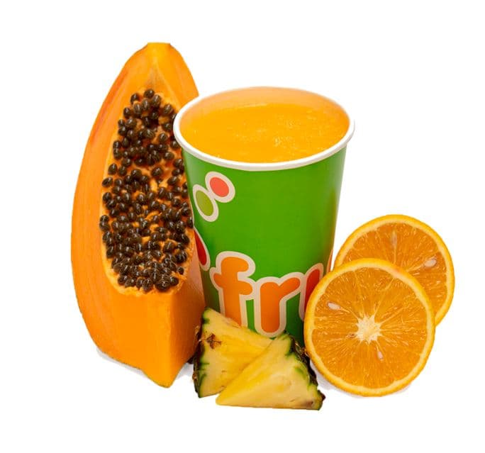 Jugo de Papaya con Piña y Naranja Mediano 500 ml