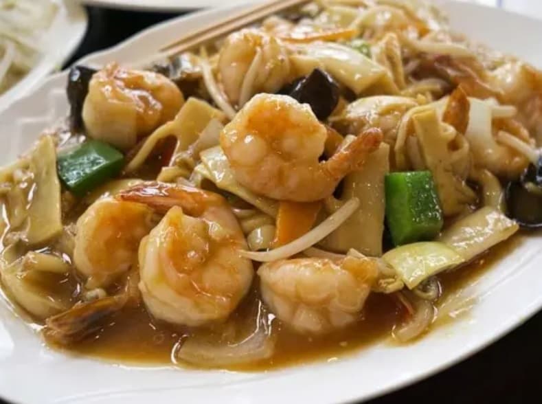 Chop Suey  con Camarón