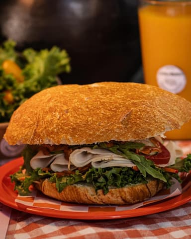 Sándwich de Jamón de Pavo