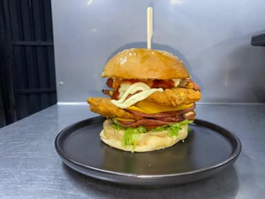 Hamburguesa de Pollo Sencilla