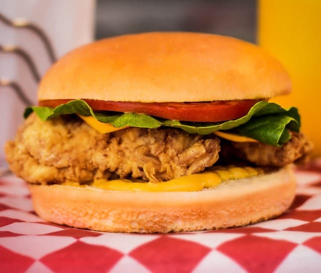 Hamburguesa Louisiana Chicken