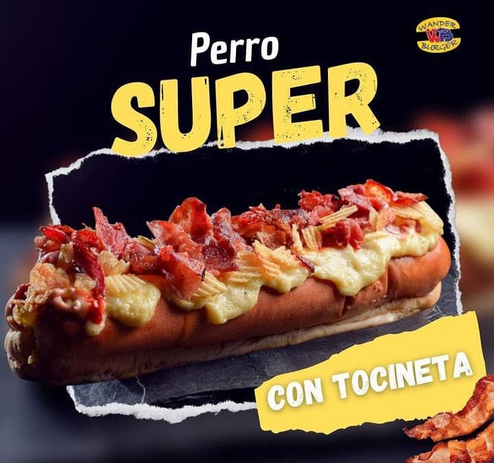 Perro Super con Tocineta.