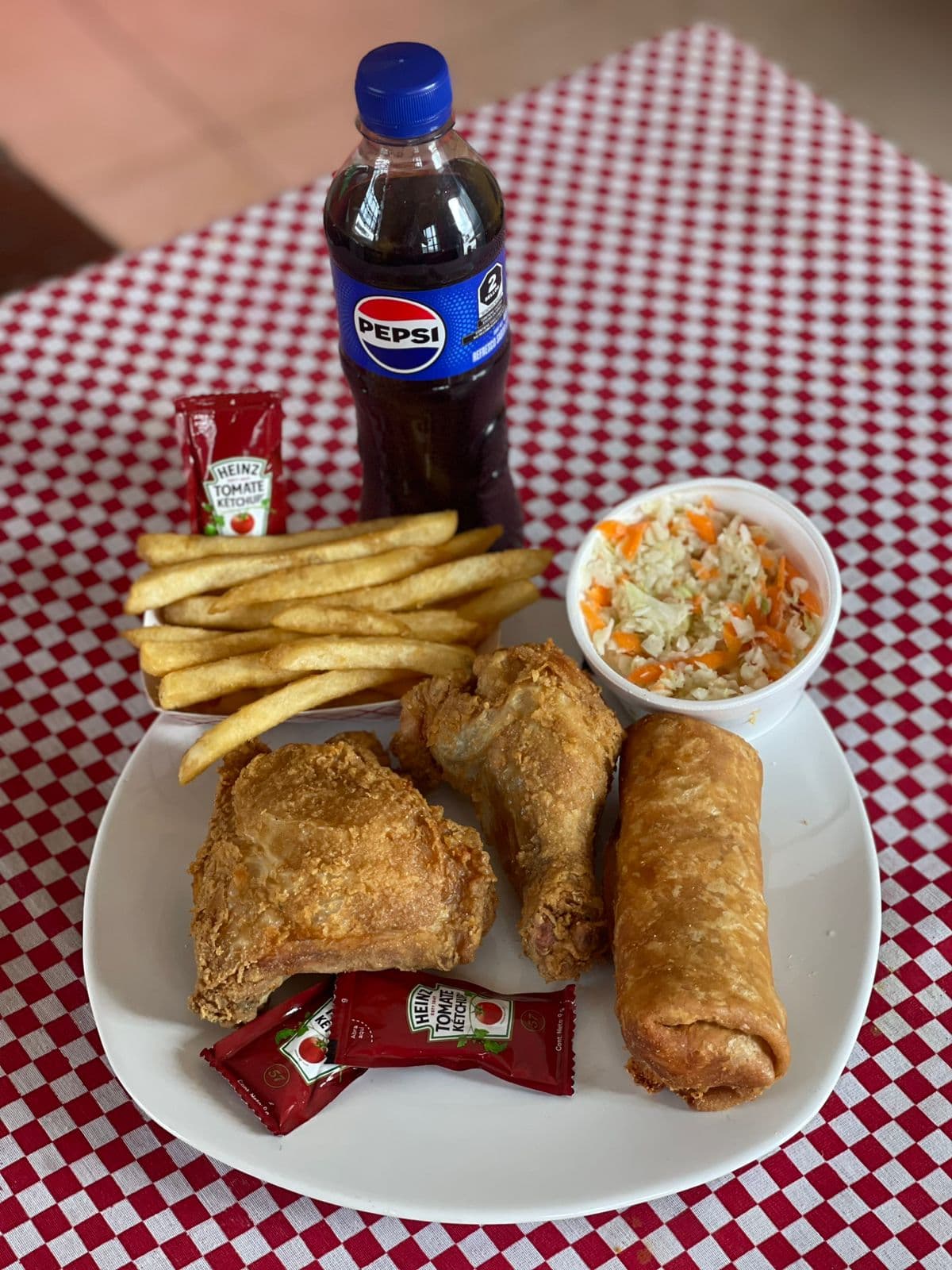 Combo 1-2pz Pollo Frito 🍗-1 Burrito 1 Complemento