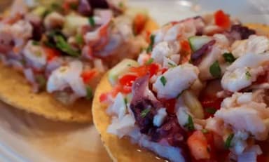 Tostada de Camarón
