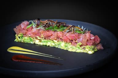 Tartar de atún.