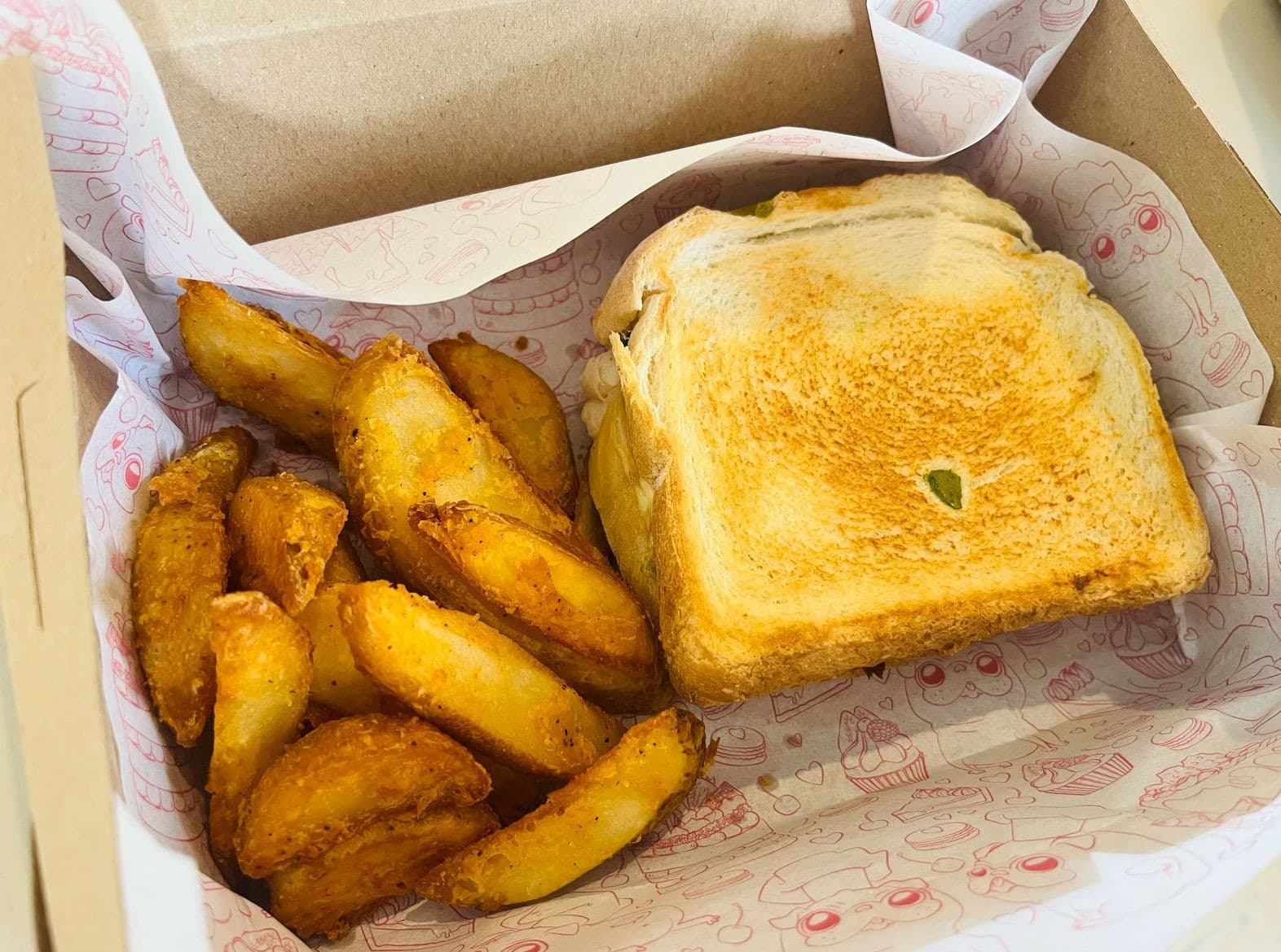 Sámdwich de Tocino (Incluye Papas Gajo)