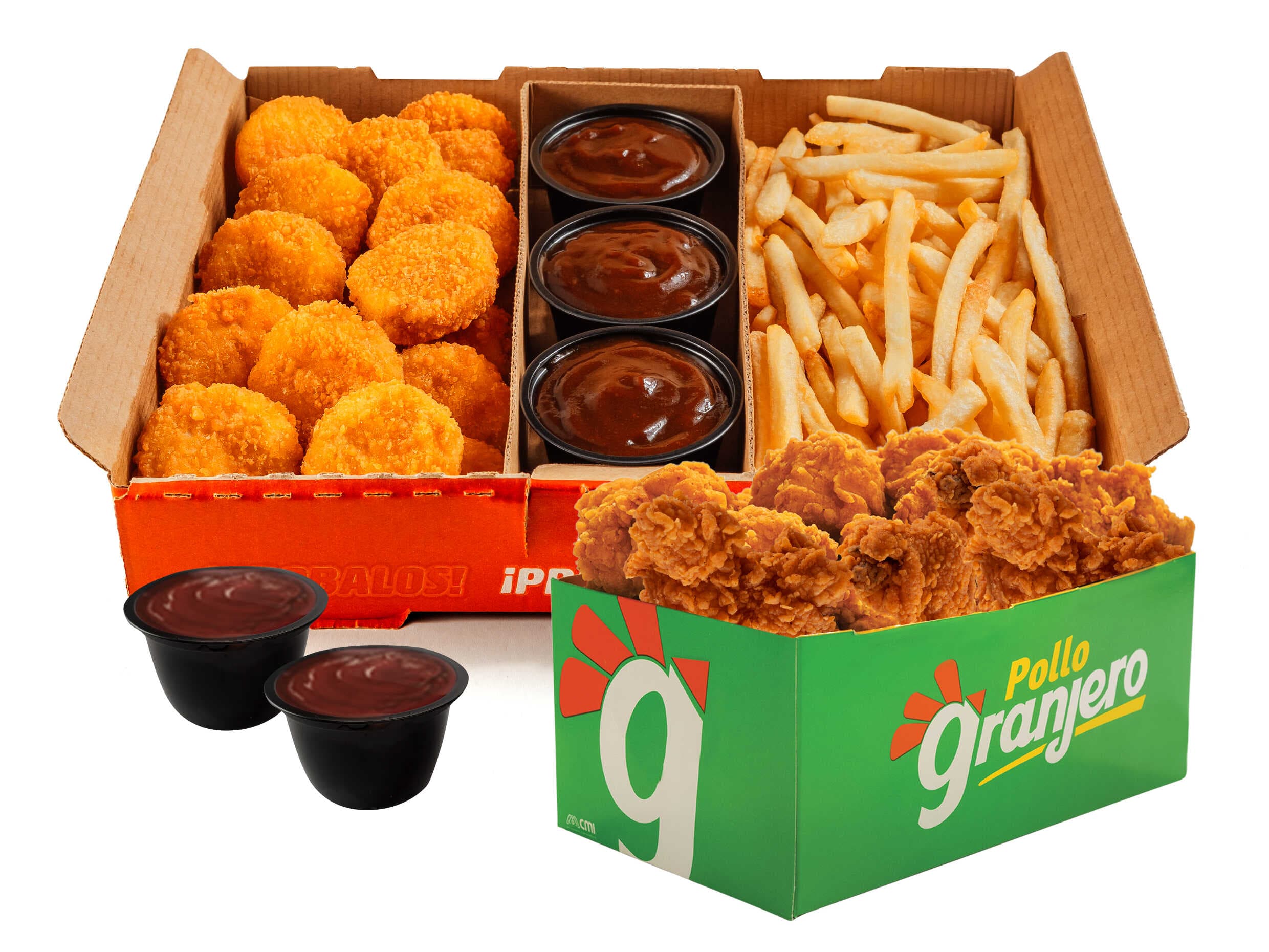🍗 Bqt 20 medallones + 20crujitrozos +papas 🍗
