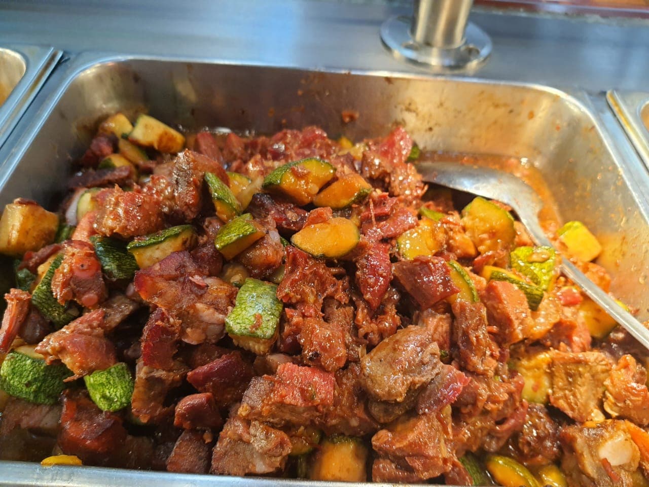 Costilla con calabaza