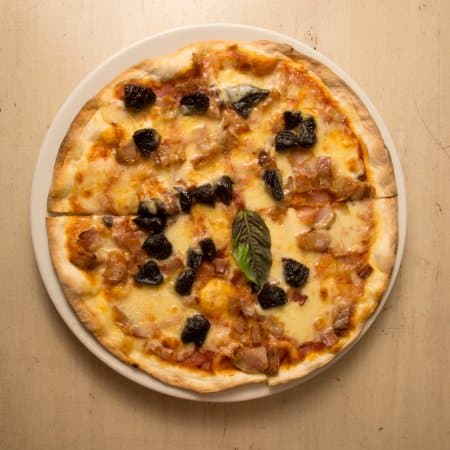 Pizza 2 Ingredientes Tocineta Ciruela