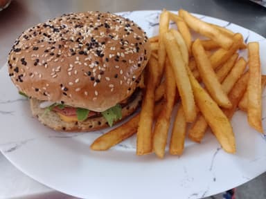 Hamburguesa con Papas