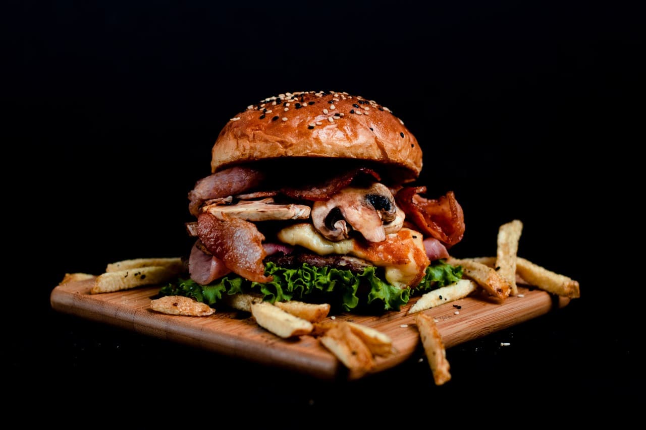 Hamburguesa Queso Hongo 🧀
