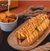Hot Dog Tasty Bacon + Papas