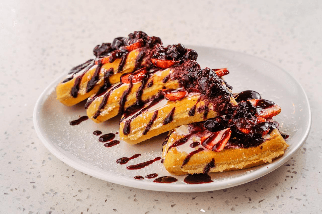 Waffle Frutos Rojos