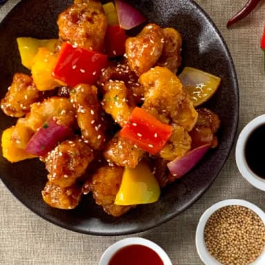 Cerdo con Salsa Agridulce