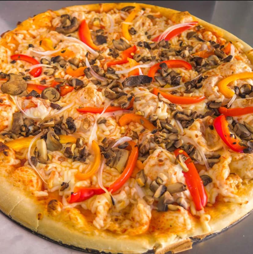 pizza grande 38cm vegetariana