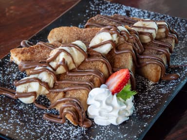 Pan Francés con Plátano-Nutella