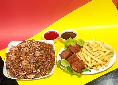 Arroz Oriental con Costillas Para 4 Personas