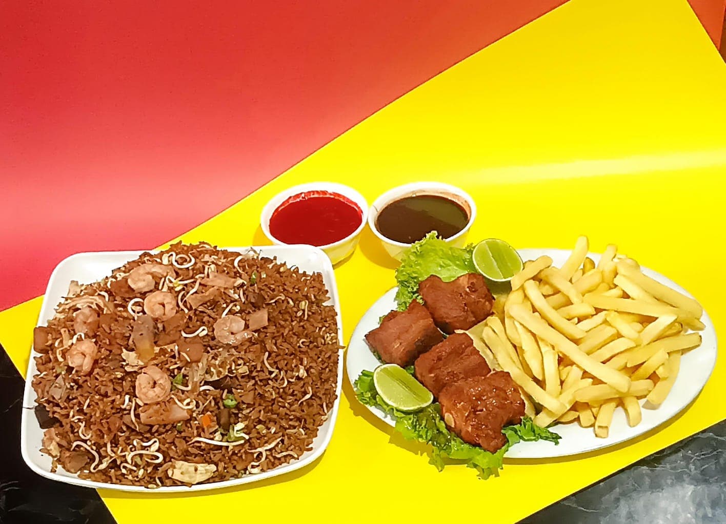 Arroz Oriental con Costillas Para 4 Personas