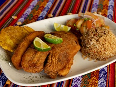 Filete de Tilapia Frita Apanada