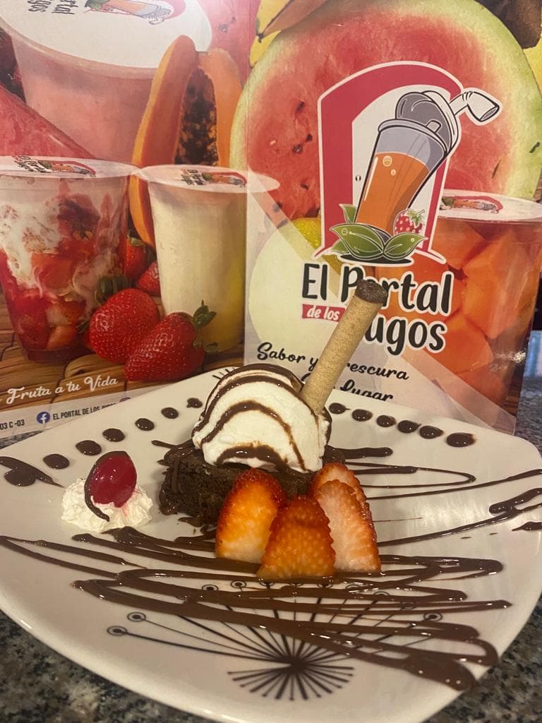 Brownie con Helado