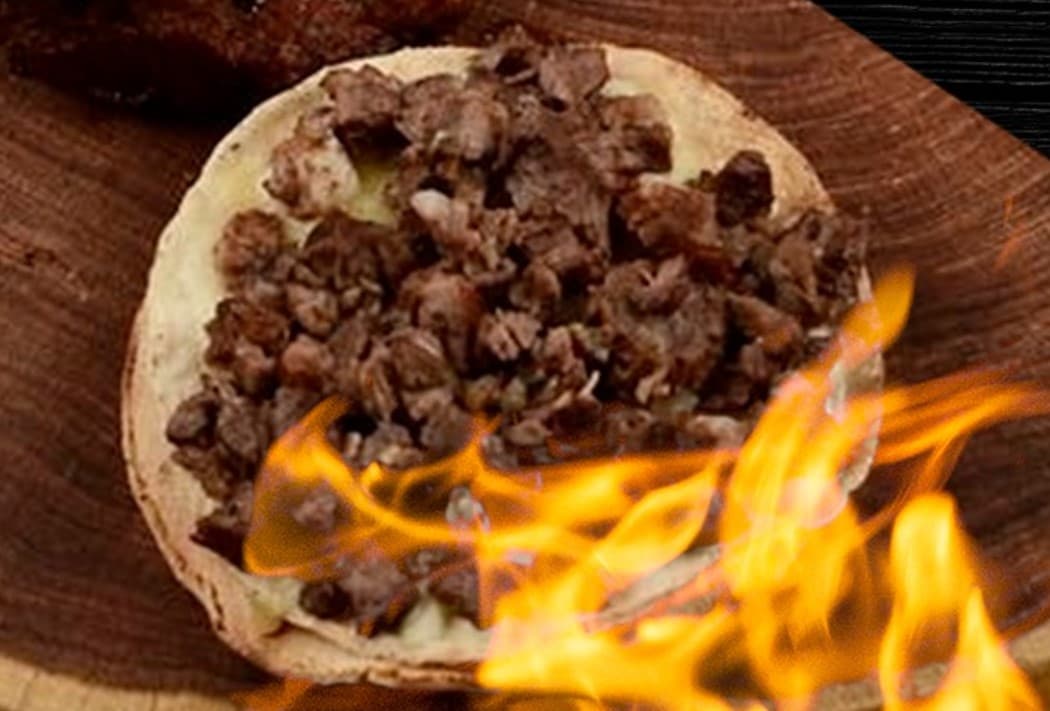 Taco de Asada Maíz Dorado