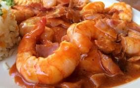 Camarones a la Diabla