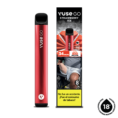 Vape Desechable Vuse Go Max Strawberry Ice 34 Mg